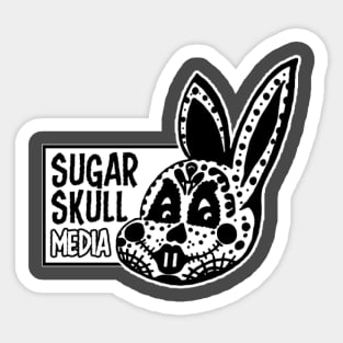 Sugar Skull Media Logo Sticker